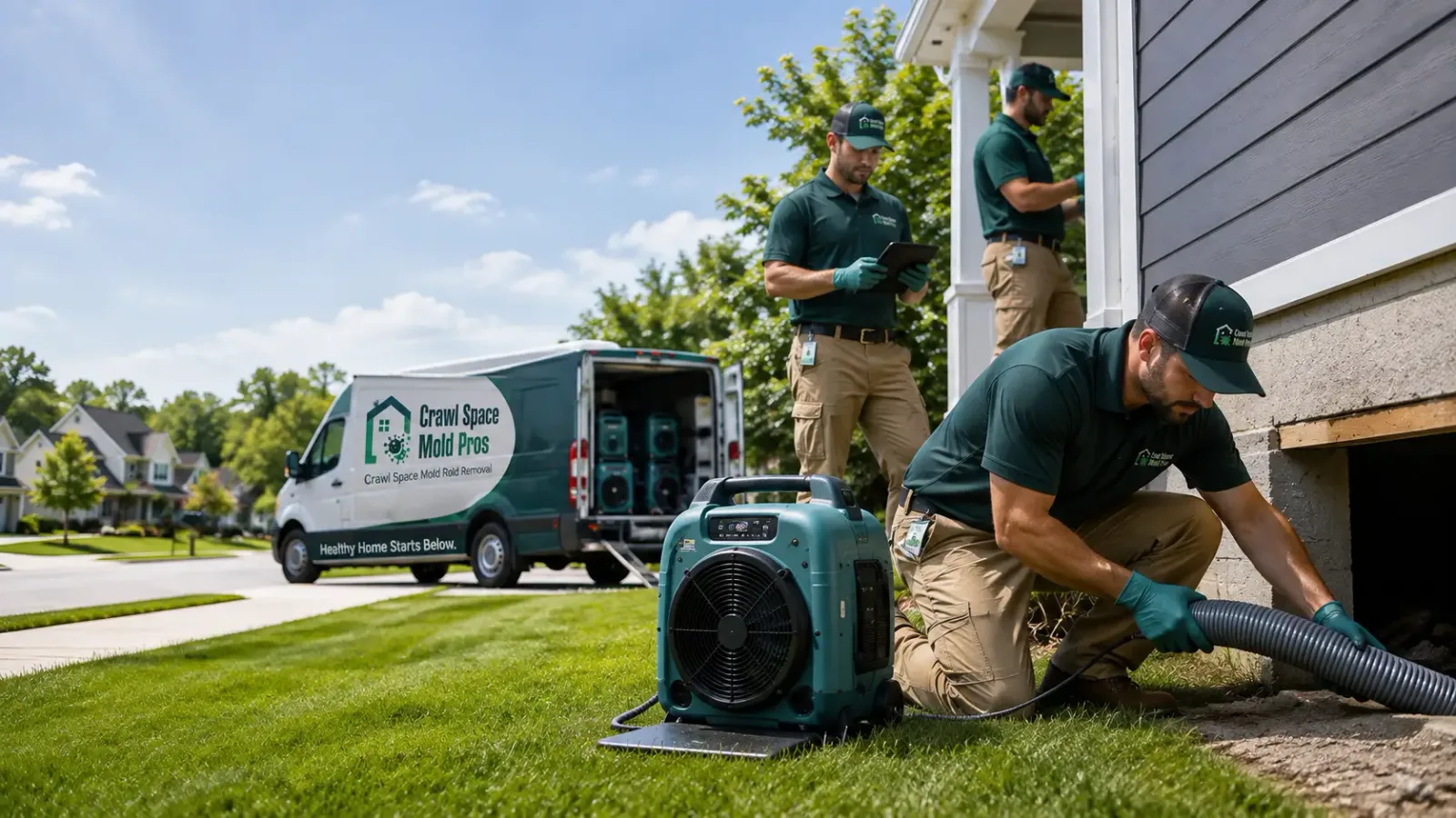 Crawl Space Mold Removal in Wyocena, WI
